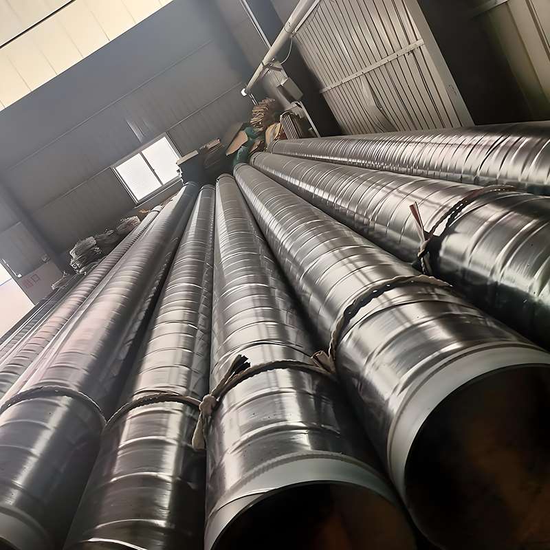 API 5L X52 3PE coated spiral steel pipe for oil, gas, and water pipelines