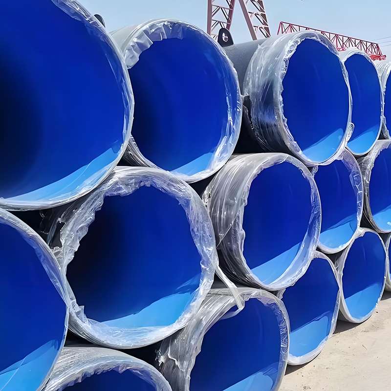 Anti-Corrosion Carbon Steel Spiral Pipe with 3PE Protective Coating for Underground Use